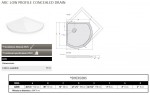 Arc Low Profile Round Base Specifications 